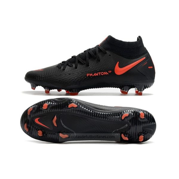 Nike Phantom GT Elite DF FG Negro Rojo Gris